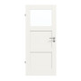 Frontansicht von Coso 35 Weißlack RAL 9016 Premium Innentür LA-01