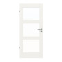 Frontansicht von Coso 35 Weißlack RAL 9016 Premium Innentür LA-03