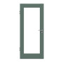 Frontansicht von CLASSEN Innentür Frame 5.6 Uni Green Dekorfolie mit Lichtausschnitt