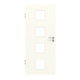 Frontansicht von GARANT Zimmertür 0105-60 Pearl White CPL mit Lichtausschnitt LA-10