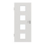 Frontansicht von GARANT Zimmertür 0160-60 Silver Grey CPL mit Lichtausschnitt LA-10