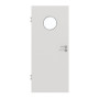 Frontansicht von GARANT Zimmertür 0160-60 Silver Grey CPL mit Lichtausschnitt LA-12