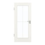Frontansicht von GARANT Zimmertür Authentic Bianco CPL mit Lichtausschnitt LA-2 Sprosse SP0