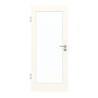 Frontansicht von GARANT Zimmertür 0105-60 Pearl White CPL mit Lichtausschnitt LA-3