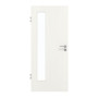 Frontansicht von GARANT Zimmertür Authentic Bianco CPL mit Lichtausschnitt LA-4 bandseitig