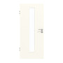 Frontansicht von GARANT Zimmertür 0105-60 Pearl White CPL mit Lichtausschnitt LA-4 mittig