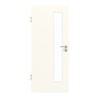 Frontansicht von GARANT Zimmertür 0105-60 Pearl White CPL mit Lichtausschnitt LA-4 schlossseitig