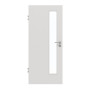 Frontansicht von GARANT Zimmertür 0160-60 Silver Grey CPL mit Lichtausschnitt LA-4 schlossseitig