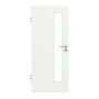 Frontansicht von GARANT Zimmertür D354-60 Designer White Resopal mit Lichtausschnitt LA-4 schlossseitig