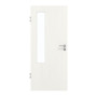 Frontansicht von GARANT Zimmertür Authentic Bianco CPL mit Lichtausschnitt LA-5 bandseitig