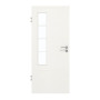 Frontansicht von GARANT Zimmertür Quer Authentic Bianco CPL mit Lichtausschnitt LA-5 bandseitig Sprosse SP10