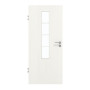 Frontansicht von GARANT Zimmertür Authentic Bianco CPL mit Lichtausschnitt LA-5 mittig Sprosse SP10