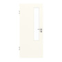 Frontansicht von GARANT Zimmertür 0105-60 Pearl White CPL mit Lichtausschnitt LA-5 schlossseitig