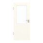 Frontansicht von GARANT Zimmertür 0105-60 Pearl White CPL mit Lichtausschnitt LA-6