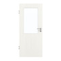 Frontansicht von GARANT Zimmertür Authentic Bianco GCK08 mit Lichtausschnitt LA-6