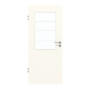Frontansicht von GARANT Zimmertür 0105-60 Pearl White CPL mit Lichtausschnitt LA-6 Sprosse SP10