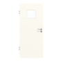 Frontansicht von GARANT Zimmertür 0105-60 Pearl White CPL mit Lichtausschnitt LA-7