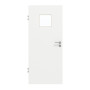 Frontansicht von GARANT Zimmertür D354-60 Designer White Resopal mit Lichtausschnitt LA-7