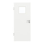 Frontansicht von GARANT Zimmertür D354-60 Designer White Resopal mit Lichtausschnitt LA-8