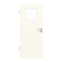 Frontansicht von GARANT Zimmertür 0105-60 Pearl White CPL mit Lichtausschnitt LA-9