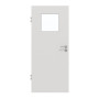 Frontansicht von GARANT Zimmertür 0160-60 Silver Grey CPL mit Lichtausschnitt LA-9