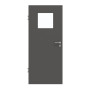 Frontansicht von GARANT Zimmertür 10622-60 Ebony CPL mit Lichtausschnitt LA-9