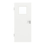 Frontansicht von GARANT Zimmertür D354-60 Designer White Resopal mit Lichtausschnitt LA-9