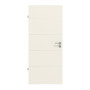 Frontansicht von CLASSEN Innentür Dynamic RAL 9010 Weißlack 3.8 Lisenen 