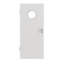 Frontansicht von GARANT Objektinnentür 0160-60 Silver Grey CePaL mit Lichtausschnitt LA-12