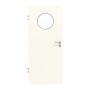 Frontansicht von GARANT Objektinnentür 0105-60 Pearl White CePaL mit Lichtausschnitt LA-13