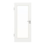 Frontansicht von GARANT Objektinnentür D354-60 Designer White Resopal mit Lichtausschnitt LA-2