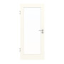 Frontansicht von GARANT Objektinnentür 0105-60 Pearl White CePaL mit Lichtausschnitt LA-3