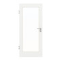 Frontansicht von GARANT Objektinnentür D354-60 Designer White Resopal mit Lichtausschnitt LA-3