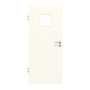 Frontansicht von GARANT Objektinnentür 0105-60 Pearl White CePaL mit Lichtausschnitt LA-7