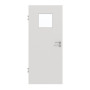 Frontansicht von GARANT Objektinnentür 0160-60 Silver Grey CePaL mit Lichtausschnitt LA-8