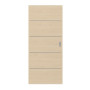 Frontansicht von GARANT Schiebetür Corona 730 Quer Authentic Sand CePaL 