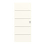 Frontansicht von GARANT Schiebetür Corona 830 Pearl White CePaL 