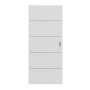 Frontansicht von GARANT Schiebetür Corona 830 Silver Grey CePaL 
