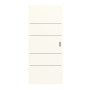 Frontansicht von GARANT Schiebetür Corona 833 Pearl White CePaL 