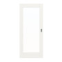Frontansicht von Coso 10 LA-01 Weißlack RAL 9016 Premium Schiebetür