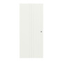 Frontansicht von CLASSEN Schiebetür Dynamic 3.23 Weißlack RAL 9003