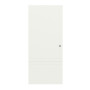 Frontansicht von CLASSEN Schiebetür Dynamic 3.28 Weißlack RAL 9003