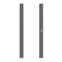 Frontansicht von HÖRMANN Schiebetür Rail 1 Staubgrau RAL 7037 Duradecor DesignLine
