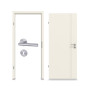 Komplettset-Ansicht von CLASSEN Innentür-Set Dynamic RAL 9010 Weißlack 2.7 mit Zarge und Drücker