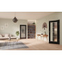 Main-Milieuansicht von GARANT Zimmertür 0901-60 Black Resopal mit Lichtausschnitt LA-2 Sprosse SP10