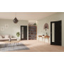 Main-Milieuansicht von GARANT Zimmertür 0901-60 Black Resopal mit Lichtausschnitt LA-4 schlossseitig Sprosse SP10