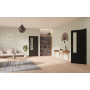 Main-Milieuansicht von GARANT Zimmertür 0901-60 Black Resopal mit Lichtausschnitt LA-5 schlossseitig Sprosse SP10