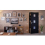 Front-Milieuansicht von Schwarz RAL 9005 LA 10 Mattlack ProLine Innentür - Hörmann