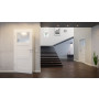 Front-Milieuansicht von Coso 35 Weißlack RAL 9016 Premium Innentür LA-01