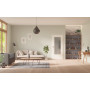 Front-Milieuansicht von GARANT Zimmertür 0105-60 Pearl White CPL mit Lichtausschnitt LA-DIN